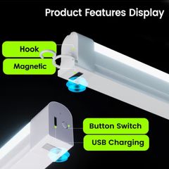 This Portable Light Is USB Rechargeable And Features a Long-Lasting Battery