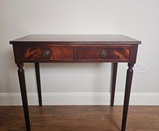 Mahogany console table