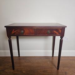 Mahogany console table