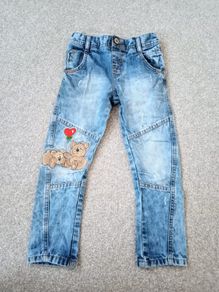 Personalised Teddy Bears Boys Jeans