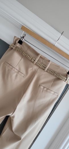 CAMBIO Kate tan cigarette style pants Sz 10UK - Bnwot -Rrp 159.90