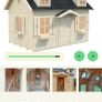 wooden outdoor playhouse Image 10