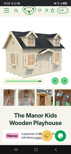 wooden outdoor playhouse