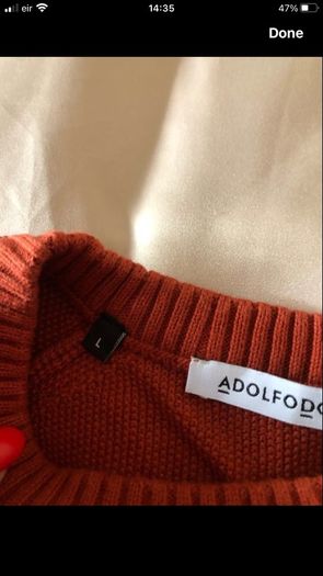 Mens jumper size L reduced like new