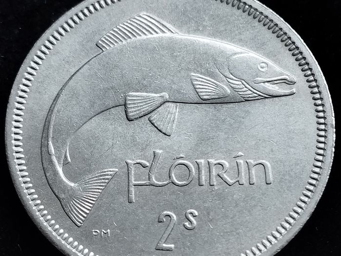 Ireland - 1965 - Florin - Salmon - KM.15a - UNC - [2685]