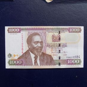 Kenya 2010.1000 Shilingi in Good Very Condition.Bright,crisp Banknote.