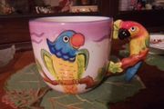 Large Parrot Novelty Mug