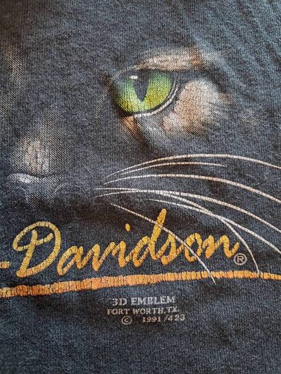 RARE - 1991 Harley Davidson Cat Lace Tank
