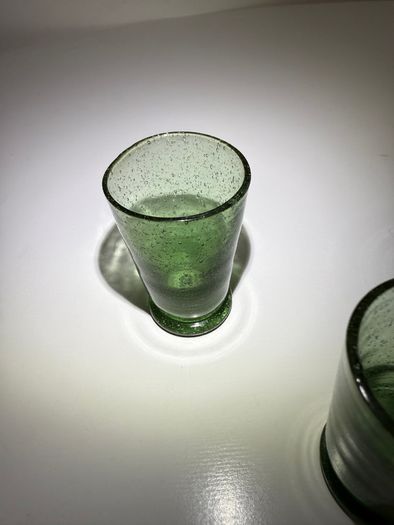 Vintage 1960s Green Controlled Bubble - Shot Glasses (Set of 5)