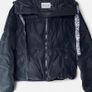 Calvin Klein Black Oversized S Hooded Drawcord Puffer Jacket Size S / Relaxed fit Image 2
