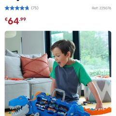 Hot Wheels Hot Wheels Playsets Hot Wheels City Let's Race Ultimate T-Rex Transporter Playset