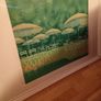 Large Art Silkscreen Print Framed Image 2