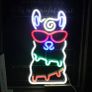 Neon Light LED Neon Sign Christmas Wall Lights for Bedroom Decoration Lounge Office Wedding Bar Valentine's Day Party Operated by USB Alpaca Night Lights 15.7x8.7 inch (FREE POSTAGE) Image 2