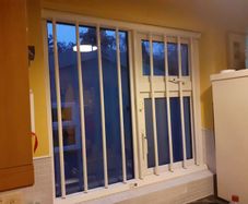 Removeable security window bars