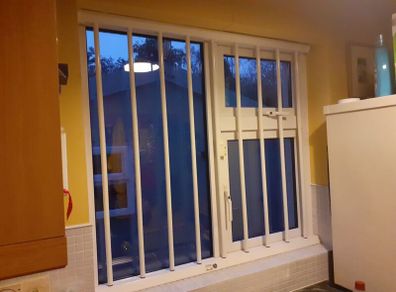 Removeable security window bars