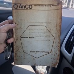 Vintage general welding and cutting instruction manual  from AnCO