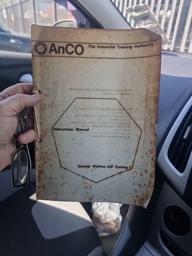 Vintage general welding and cutting instruction manual  from AnCO