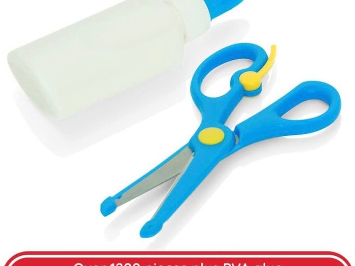 Jumbo Kids Craft Set - Kids Craft Kits with Over 1,200 Crafting Pieces - Arts and Crafts for Kids (FREE POSTAGE)
