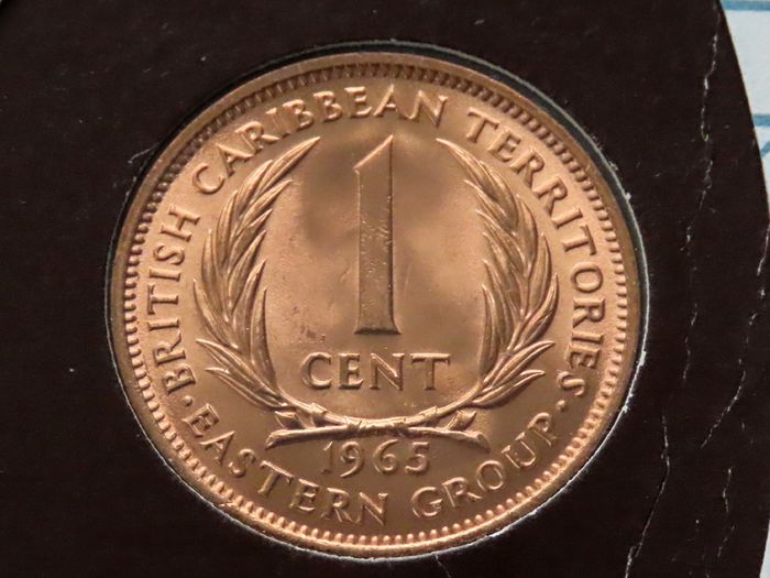 Montserrat 1965 Coin Stamp cover BUNC