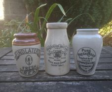 Dublin Belfast And Lisburn Antique Cream Pots