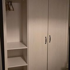 White Ikea Wardrobe (still Available)