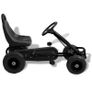 Pedal Go-Kart with Pneumatic Tyres Black Image 2