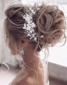 New Elegant Crystal Flower Wedding Headpieces, Bridal Hair Vine Accessories