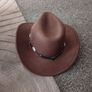 Cowboy Hats/ Brown and white and a light brown for sale . Image 6