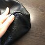 Real Italian leather black bag Image 3