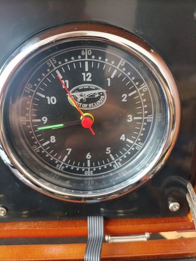 Spirit of St. Louis Aviator Alarm Clock Radio Flight Case S.O.S.L. Collection