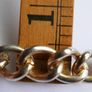 Guess Gold Tone Toggle Puffed Heart Charm Necklace Rhinestone Length 20" Image 8