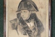 Amazing Antique, C. M. KEANE, NAPOLEON A EYLAU, charcoal on paper