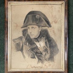 Amazing Antique, C. M. KEANE, NAPOLEON A EYLAU, charcoal on paper