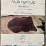 Fur Rug Brown - Brand New Image 2