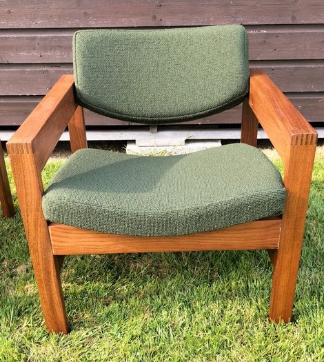 Mid Century Vintage Crannac Armchair & Side Table