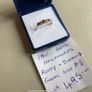 18ct White And Yellow Gold RUBY  And DIAMOND Ring Image 3