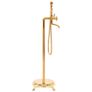 Freestanding Bathtub Faucet Stainless Steel 99.5 cm Gold Image 2