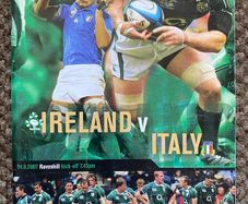 2007 Ireland v Italy - World Cup Warm-Up Match Programme