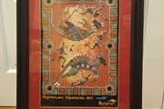Kangaroo Tracking Aboriginal Art