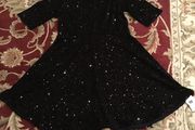 Beautiful Velvet Sequin Dress size 9-11 year