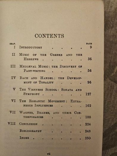 Music By Sir W. H. Hadow. The Home University Library.  1932 First Edition Hardback In Good Condition.  See Photos For Same.