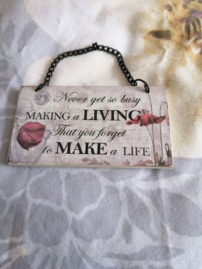 small wall sign