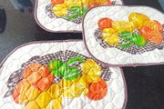 1980s dinner place mats