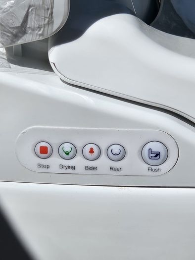 Modern Smart One-Piece 1.28 GPF Floor Mounted Elongated Toilet and Bidet with Seat