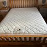 Solid Oak Sleigh King Size Bed Image 5