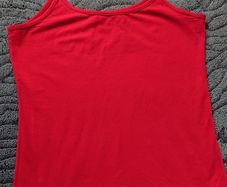 Anna Scott Red Top  Size 10