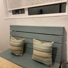 High back bench