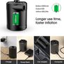 Electric Air Pump, 5200mAh Portable Air Pump with Fast Inflating/Deflating, Rechargeable Electric Pump with 3 Nozzles for Kids Paddling Pool, Swimming Pool, Airbed, Inflatable Boat (FREE SHIPPING) Image 4