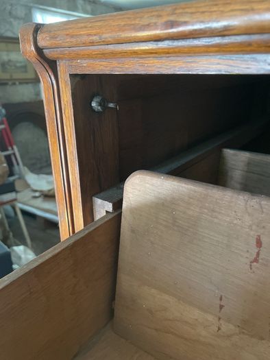 Antique filing cabinet - Oak