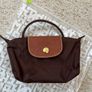 Longchamp le Pliage mini / strap / brown/ new Image 8